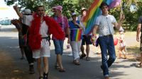 Pride Wendland mit schwulen und lesbischen Demonstranten