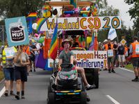 CSD Wendland Demonstration 2020: die Spitze des Demo-Zuges